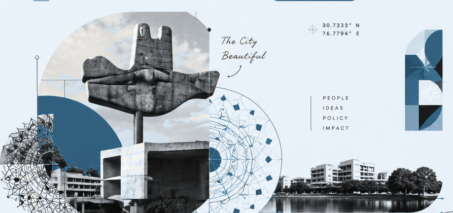 Open Hand monument, Capitol Complex and mandala geometry — Chandigarh, the City Beautiful