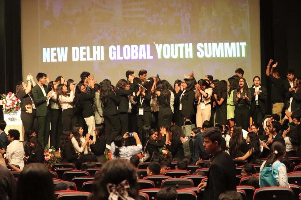 New Delhi Global Youth Summit 2023 closing stage celebration